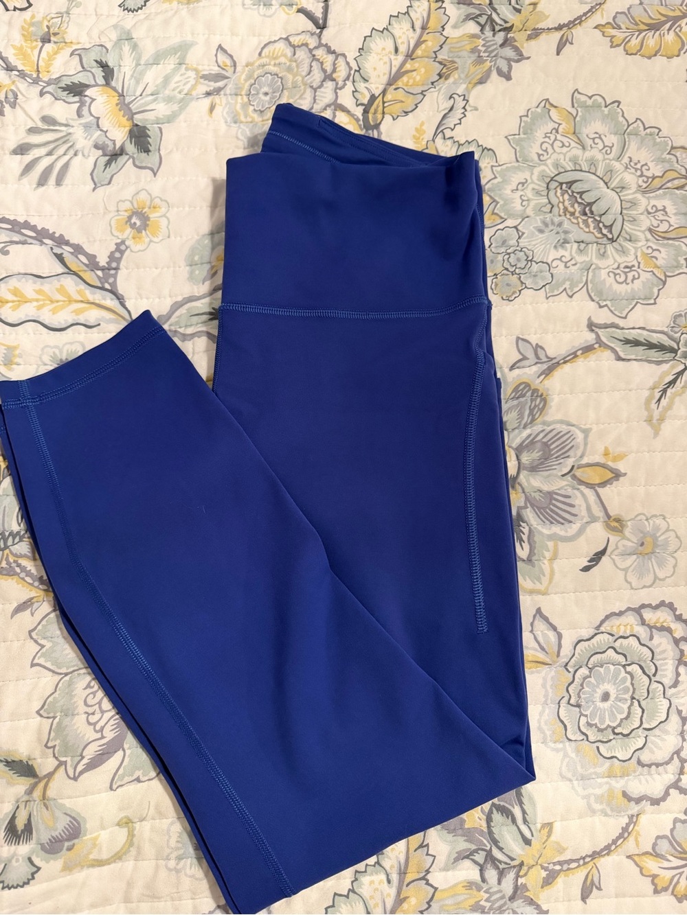 Lululemon Size 10 25 Inch Royal Blue High-Waist Leggings